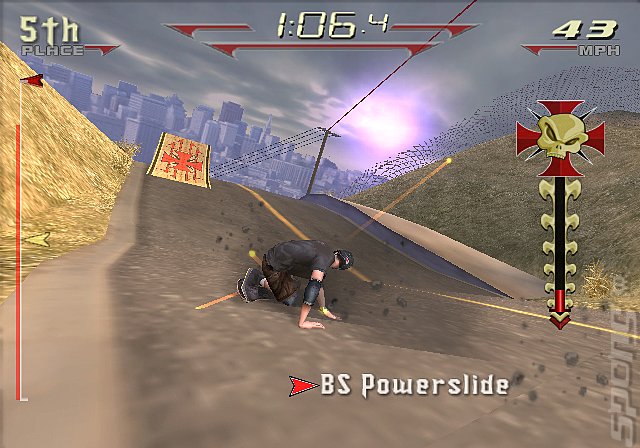 Tony Hawk's Downhill Jam - Wii Screen