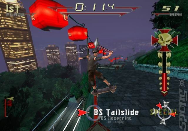 Tony Hawk's Downhill Jam - Wii Screen