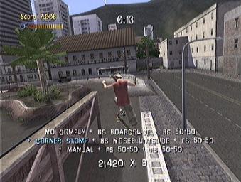 Tony Hawk's Pro Skater 3 - Xbox Screen