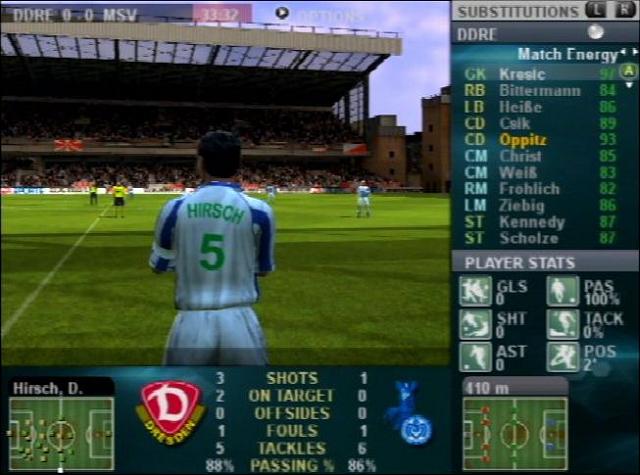 Total Club Manager 2005 - PC Screen