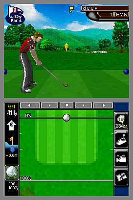 Nintendo Touch Golf Birdie Challenge - DS/DSi Screen