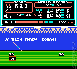 Track and Field - NES Screen