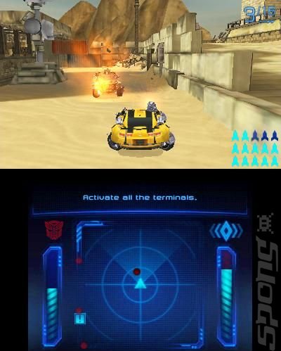 Transformers: Dark of the Moon - 3DS/2DS Screen