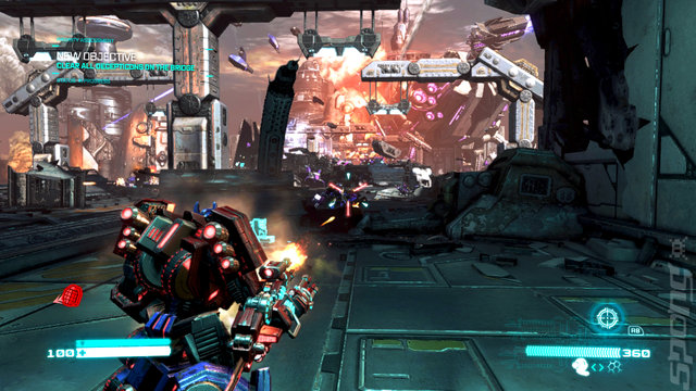 Transformers: Fall of Cybertron - Xbox 360 Screen