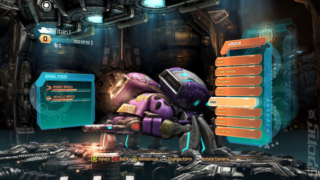 Transformers: Fall of Cybertron - Xbox 360 Screen