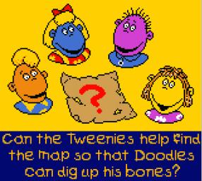 Tweenies: Doodles' Bones - Game Boy Color Screen