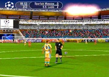 UEFA Champions League 1999-2000 - PlayStation Screen