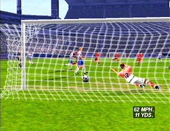 UEFA Striker - Dreamcast Screen