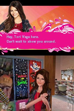 Victorious: Hollywood Arts Debut - DS/DSi Screen
