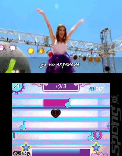Violetta: Rhythm & Music - 3DS/2DS Screen