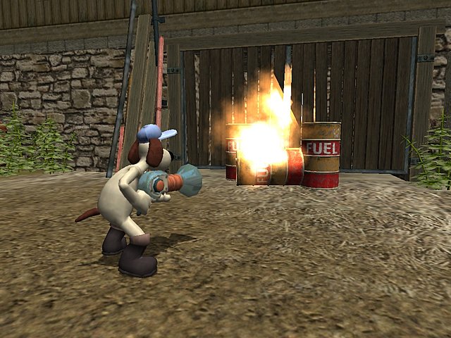 Wallace & Gromit: The Curse of the Were-Rabbit - PS2 Screen