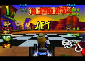 Walt Disney World Quest: Magical Racing Tour - PlayStation Screen