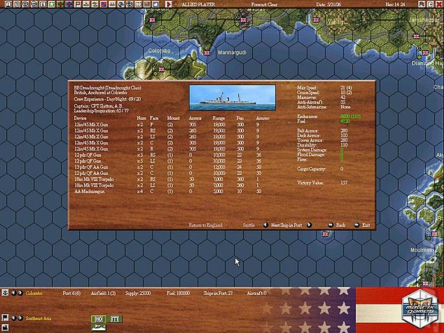 War Plan Orange: Dreadnoughts in the Pacific 1922-1930 - PC Screen