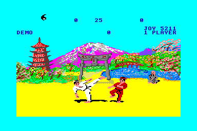 Way of the Exploding Fist, The - C64 Screen