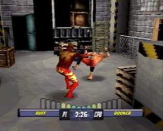 WCW Backstage Assault - PlayStation Screen