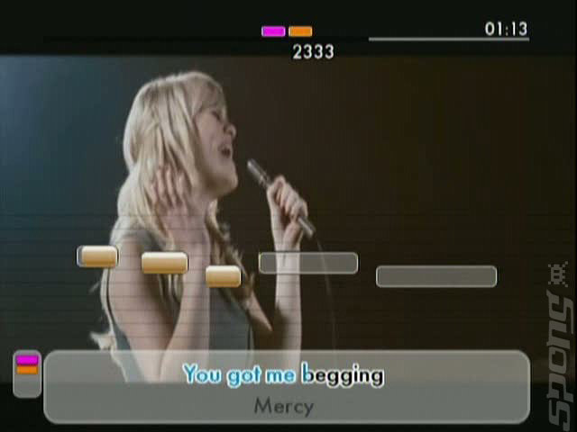 We Sing - Wii Screen