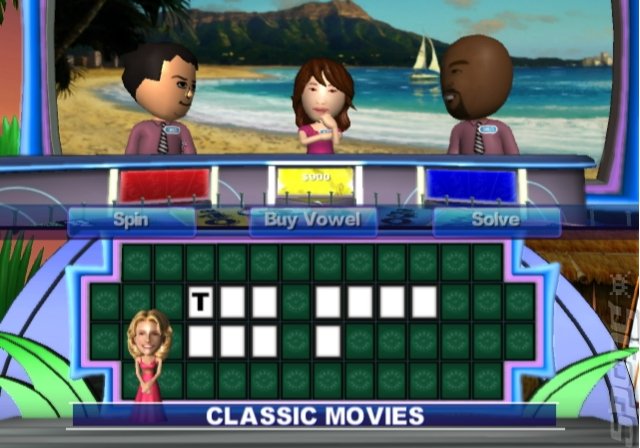 Wheel of Fortune - Wii Screen
