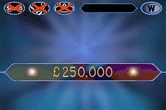 Who Wants To Be A Millionaire? - GBA Screen