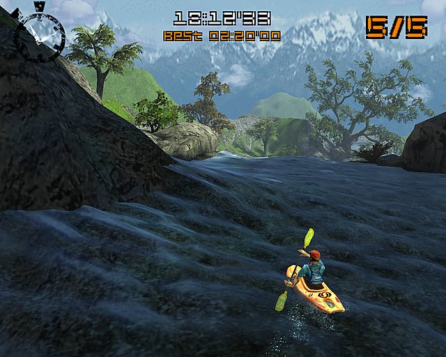 Wild Water Adrenaline Featuring Salomon - PS2 Screen