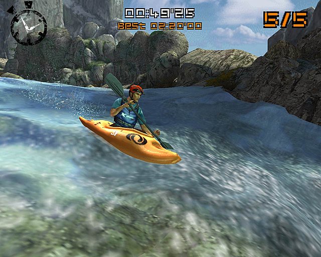 Wild Water Adrenaline Featuring Salomon - PS2 Screen