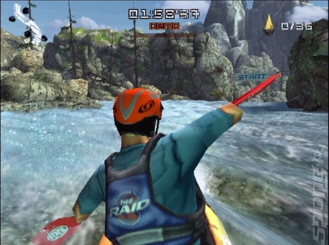 Wild Water Adrenaline Featuring Salomon - PS2 Screen