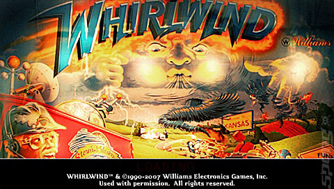 Williams Pinball Classics - PSP Screen