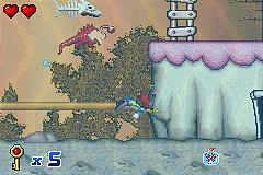 Woody Woodpecker in Crazy Castle 5 - GBA Screen