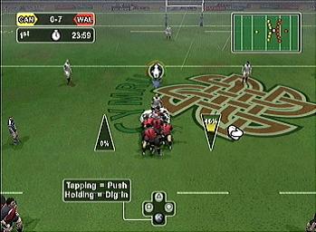 World Championship Rugby - PS2 Screen