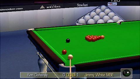 World Snooker Championship 2005 - PSP Screen