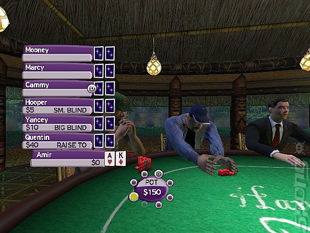 World Championship Poker 2 - Xbox Screen