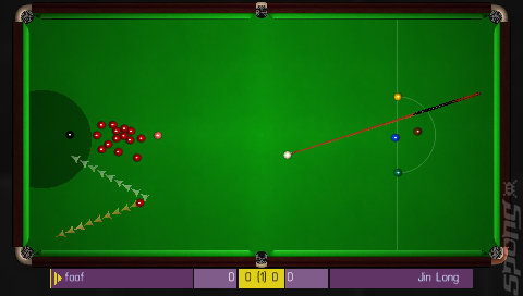World Snooker Championship 08 - PSP Screen