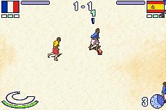 Xtreme Beach Soccer - GBA Screen