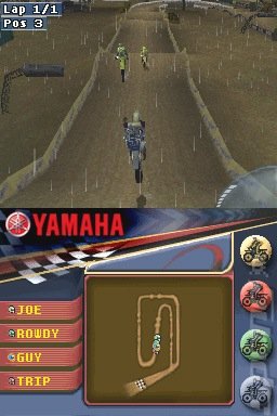 Yamaha Super Cross - DS/DSi Screen