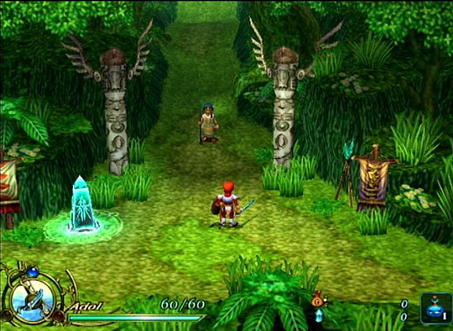 Ys: The Ark of Napishtim - PS2 Screen