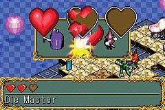 Yu-Gi-Oh! DungeonDice Monsters - GBA Screen