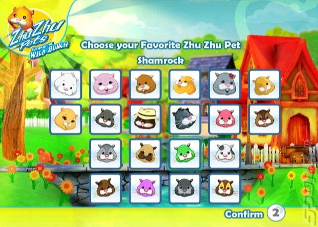 ZhuZhu Pets: Featuring The Wild Bunch - Wii Screen