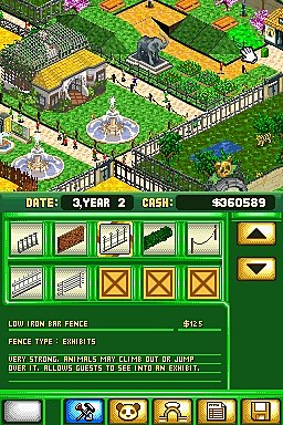 Zoo Tycoon DS - DS/DSi Screen