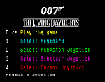 007: The Living Daylights - Spectrum 48K Screen
