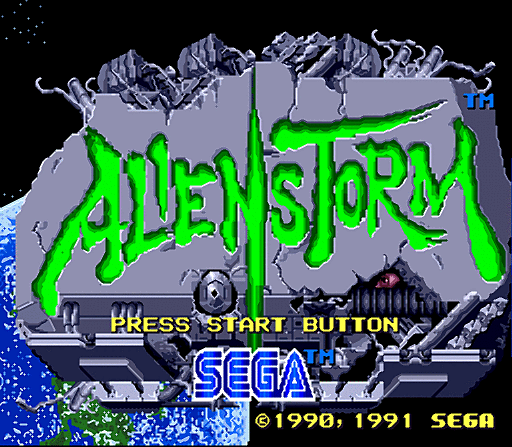 Alien Storm - Sega Megadrive Screen
