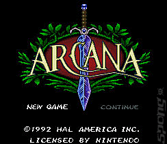 Arcana - SNES Screen
