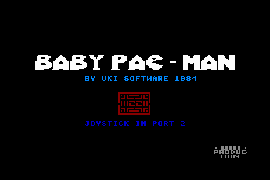 Baby Pac-Man - C64 Screen