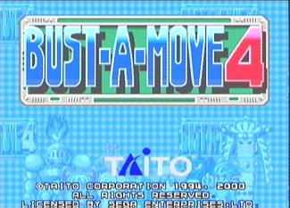 Bust-A-Move 4 - Dreamcast Screen