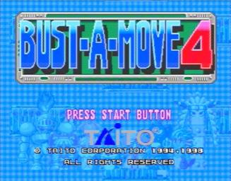 Bust-A-Move 4 - PlayStation Screen