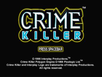 Crime Killer - PC Screen