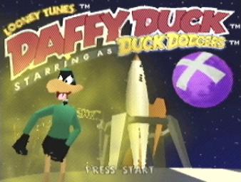 Daffy Duck Starring As Duck Dodgers - N64 Screen