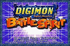 Digimon Battle Spirit - GBA Screen