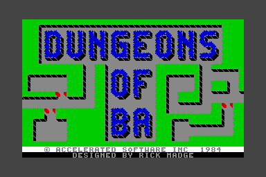 Dungeons of Ba - C64 Screen