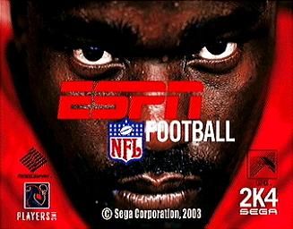 ESPN NFL Football - Xbox Screen