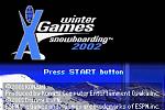 ESPN Winter X-Games Snowboarding 2002 - GBA Screen