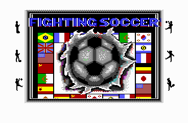 Fighting Soccer - C64 Screen